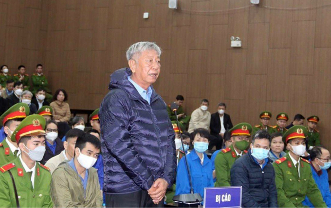 Ông Nguyễn Thành Danh, cựu giám đốc CDC Bình Dương trong lần ra tòa hồi đầu năm 2024. Ảnh: Xuân Hoa