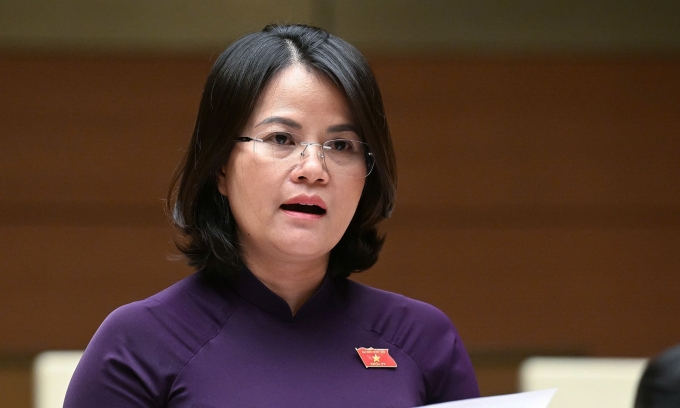 Đại biểu Nguyễn Hoàng Bảo Trân. Ảnh: Media Quốc hội