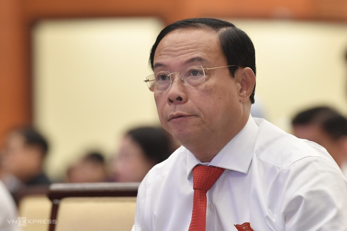 Tân Phó chủ tịch HĐND TP HCM Nguyễn Văn Thọ, sáng 14/11. Ảnh: Thanh Tùng