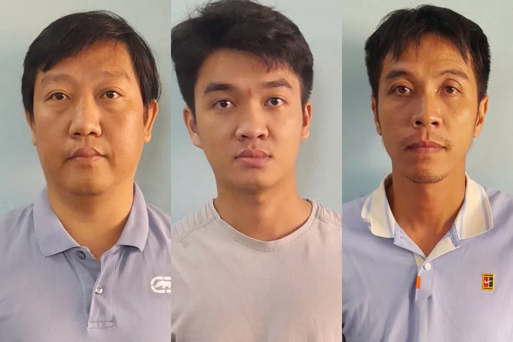 Những đồng phạm trong vụ án. Ảnh: CA phong-canh-sat-kinh-te-dieu-tra-bo-sung-vu-lua-ban-can-ho-ecohome-binh-thanh-quan-3-0.jpg