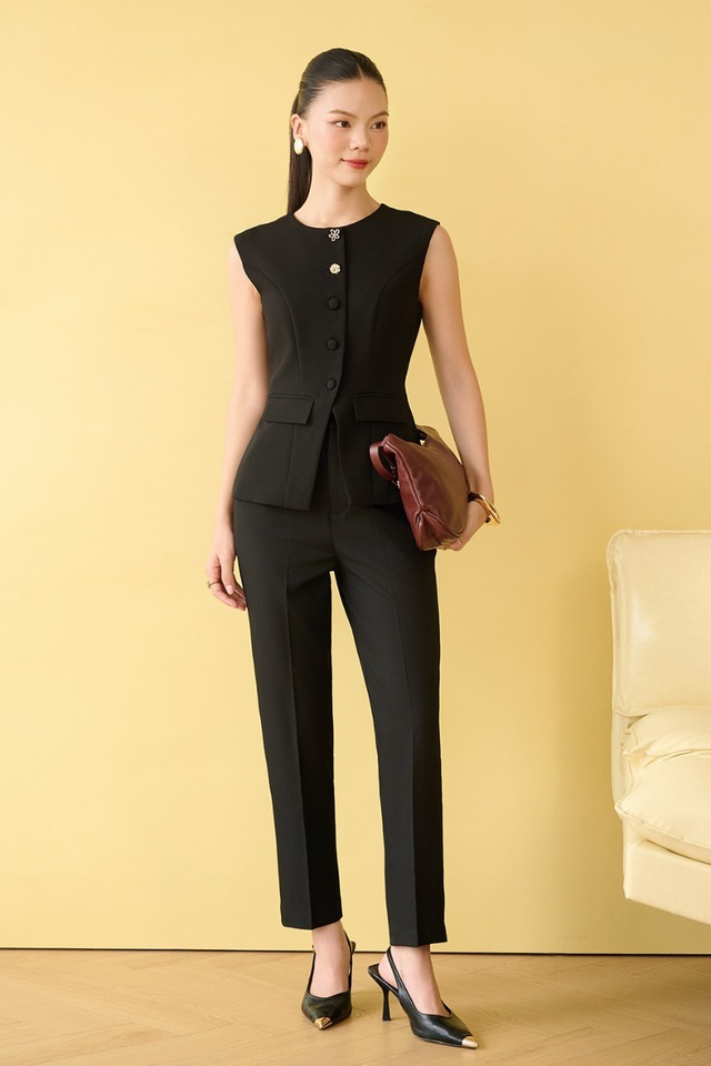 Quần tây cạp cao, thách thức mọi phong thái, thu hút mọi ánh nhìn- Ảnh 2.