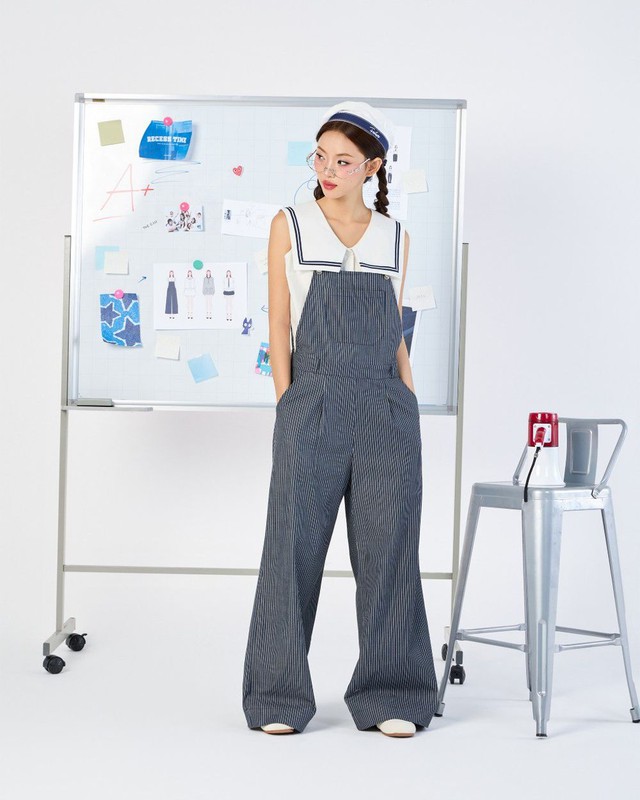 Quay lại thanh xuân rực rỡ với những chiếc quần yếm năng động- Ảnh 1.