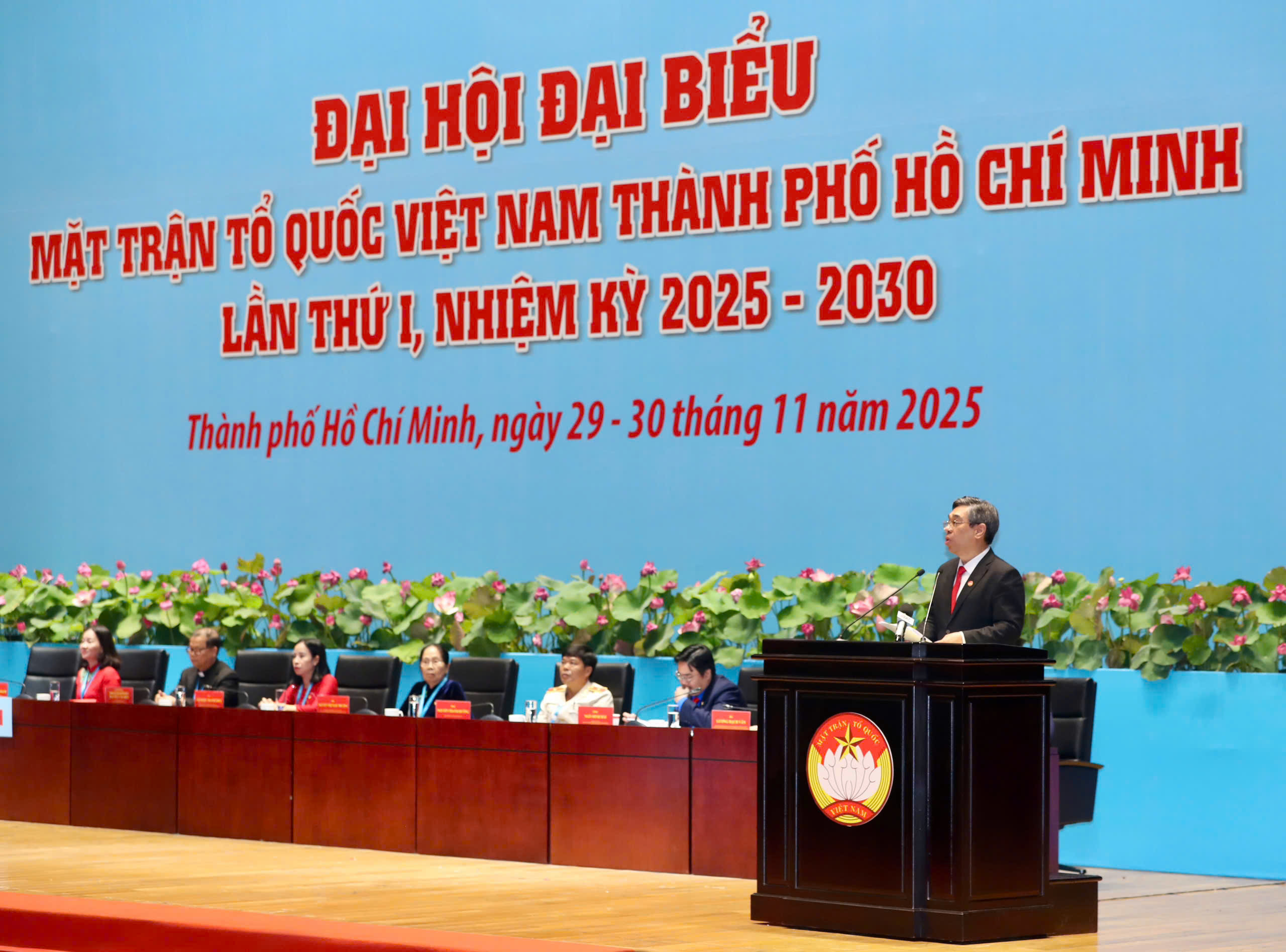Bế mạc Đại hội MTTQ Việt Nam TPHCM: Quyết tâm thực hiện Nghị quyết nhiệm kỳ 2025 - 2030 - Ảnh 1.