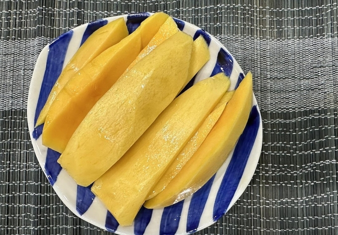 Xoài chín có chỉ số đường huyết trên 60. Ảnh: Anh Chi