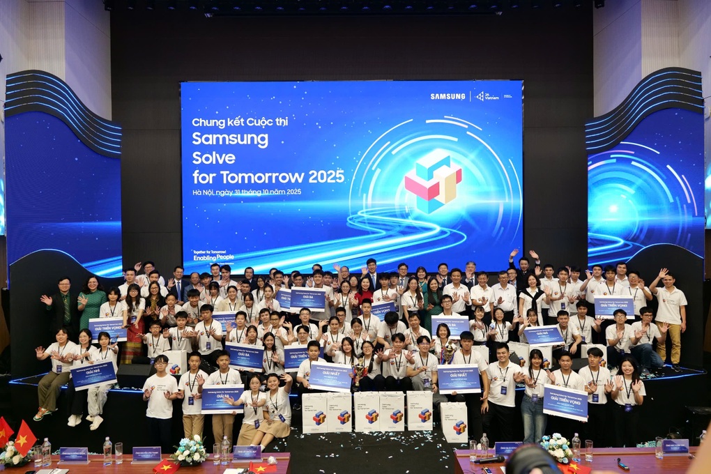 Samsung Việt Nam tổng kết và công bố kết quả cuộc thi Samsung Solve for Tomorrow 2025 - 2
