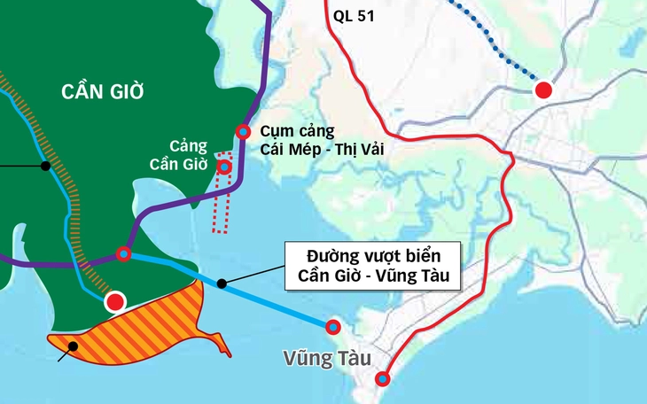  TP.HCM giao Vingroup lập đề xuất dự án đường vượt biển Cần Giờ nối Vũng Tàu - Ảnh 3.