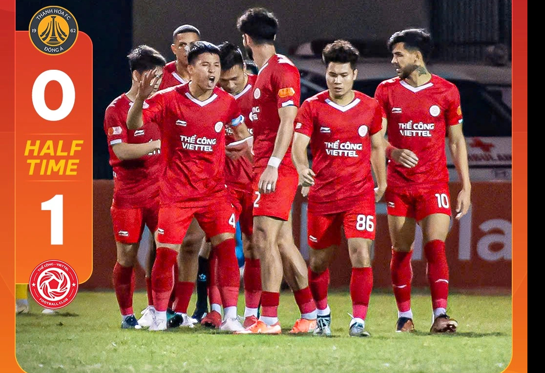 'Siêu phẩm' sút xa giúp Thể Công Viettel đánh bại Thanh Hóa: Tác giả không ăn mừng bàn thắng…- Ảnh 2.