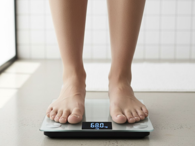 Tăng cân ở người mắc bệnh thận thường là do tích nước. Ảnh minh họa tạo bởi AI