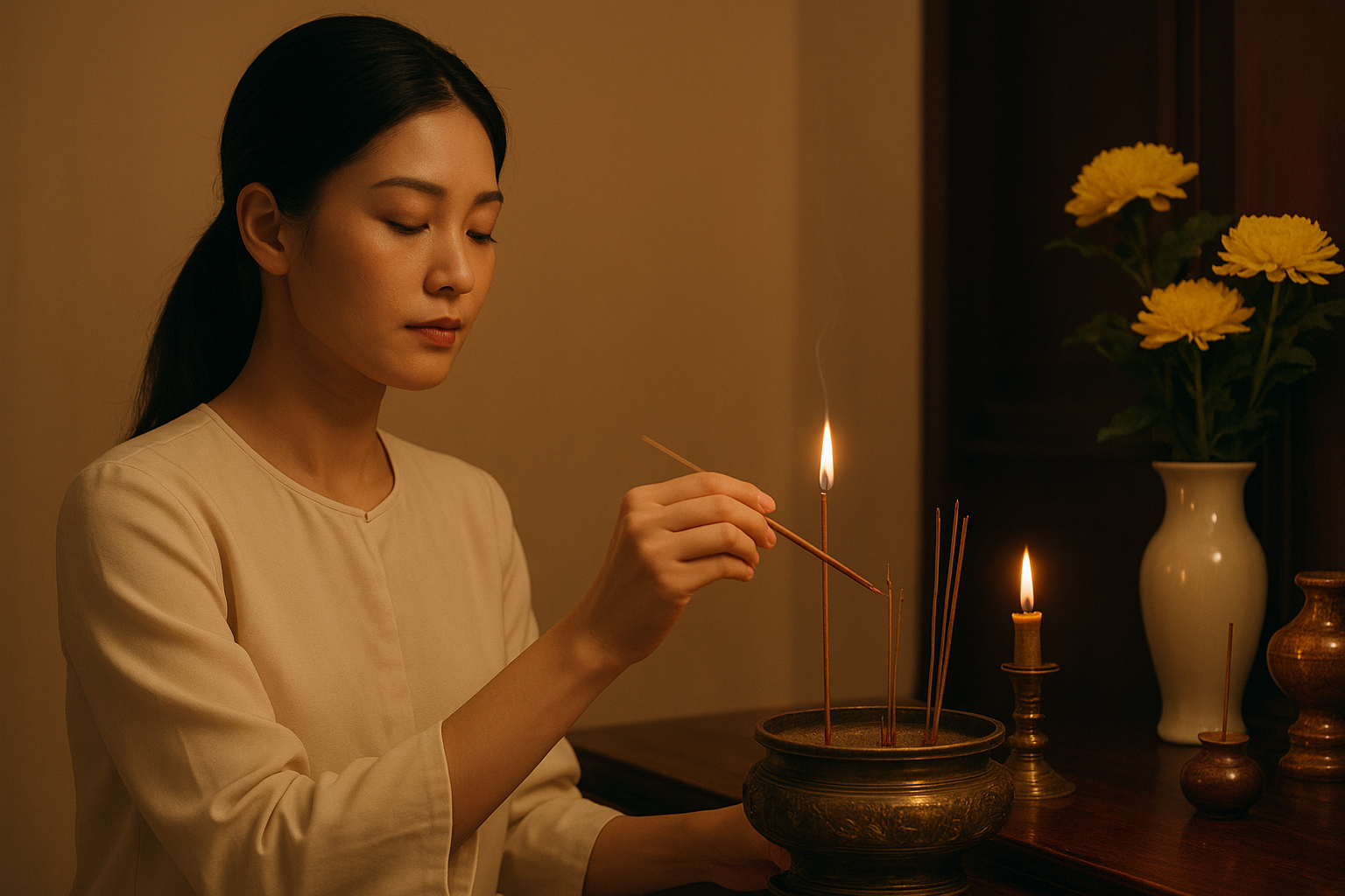 Tại sao nên kiêng thắp hương buổi tối?- Ảnh 1.