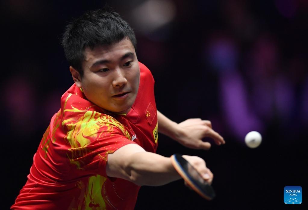 Tay vợt bóng bàn số 3 Trung Quốc thảm bại ngay tại sân nhà  - Ảnh 1.