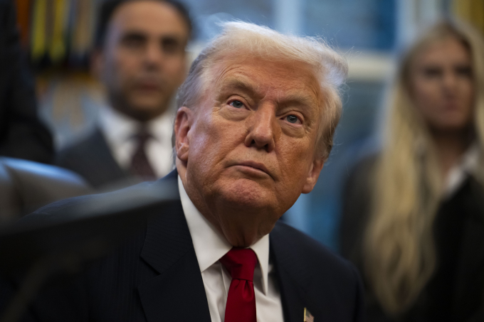 Tổng thống Mỹ Donald Trump tại Nhà Trắng ngày 10/11. Ảnh: Reuters