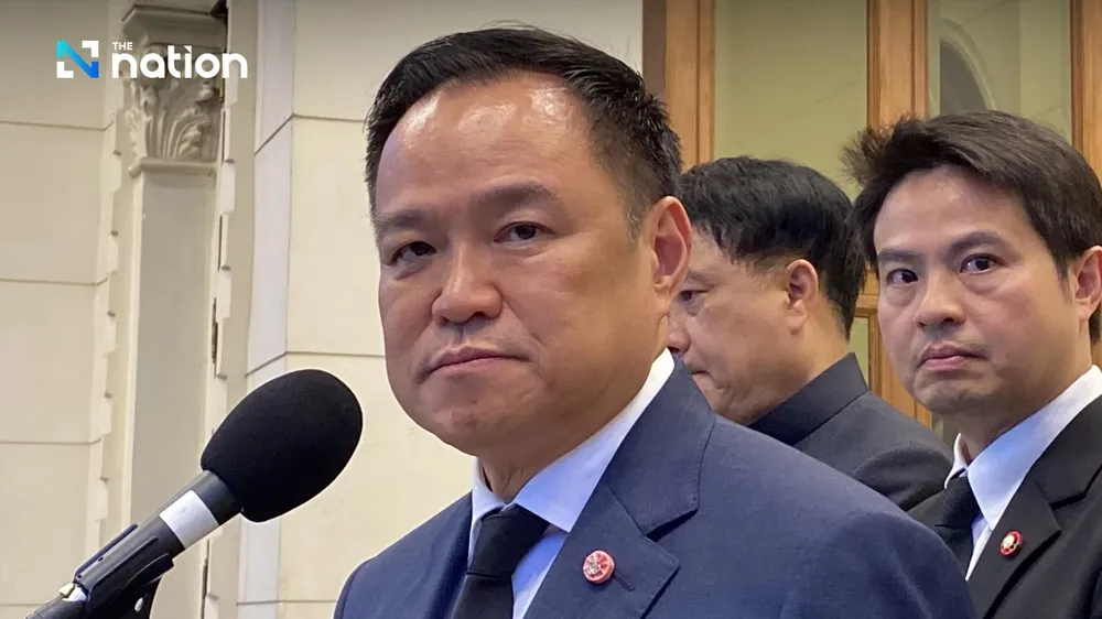 Thủ tướng Thái Lan Anutin Charnvirakul. Ảnh: NATION Ông Anutin: Ông Trump ủng hộ Thái Lan rà phá bom mìn, có thể giảm thêm thuế