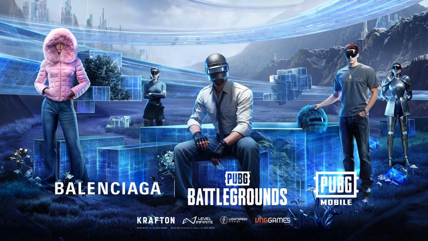 Thương hiệu thời trang cao cấp BALENCIAGA lần đầu hợp tác vũ trụ PUBG Mobile- Ảnh 1.