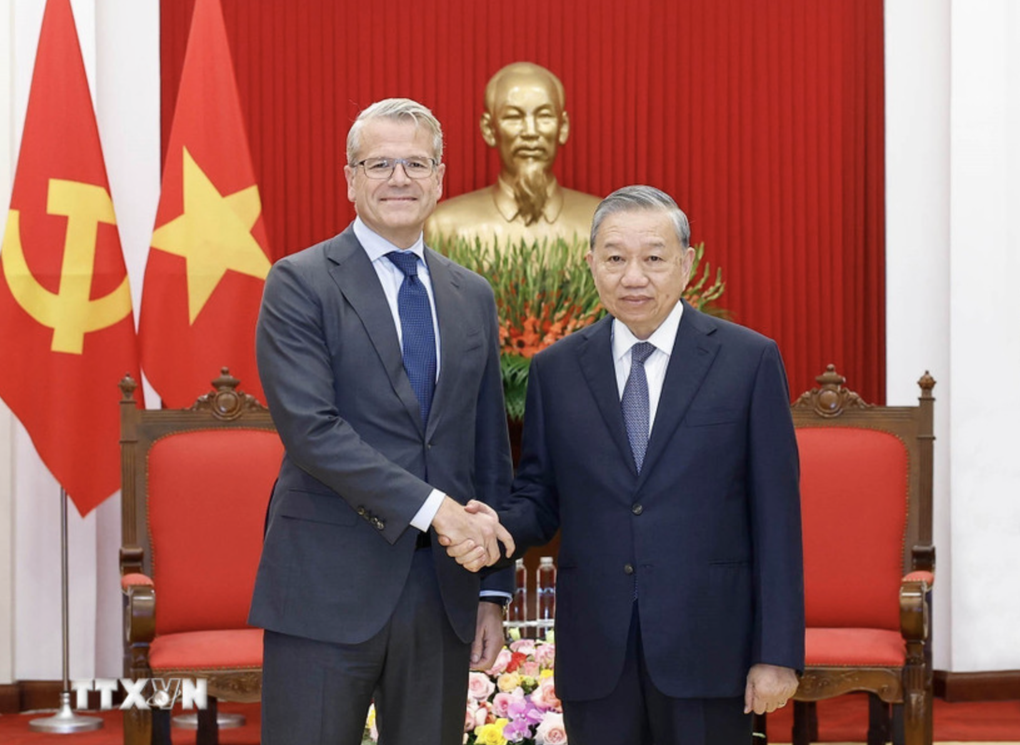 Tổng Bí thư khuyến khích Tập đoàn A.P. Moller-Maersk đầu tư vào kinh tế biển - 1