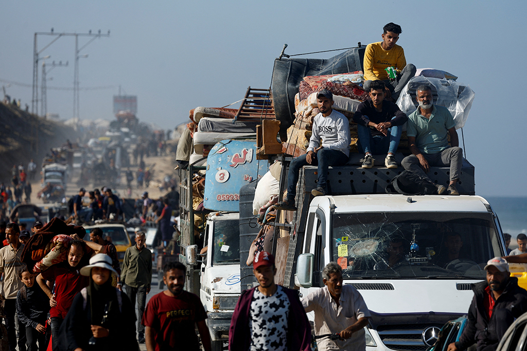 Tổng thống Trump tại Trung Đông thúc đẩy kế hoạch hòa bình cho Gaza - Ảnh 1.