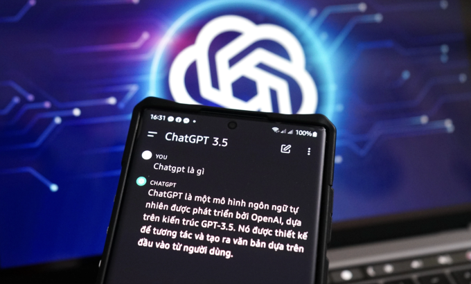 Giao diện hỏi đáp của ChatGPT trên ứng dụng cho Android. Ảnh: Bảo Lâm