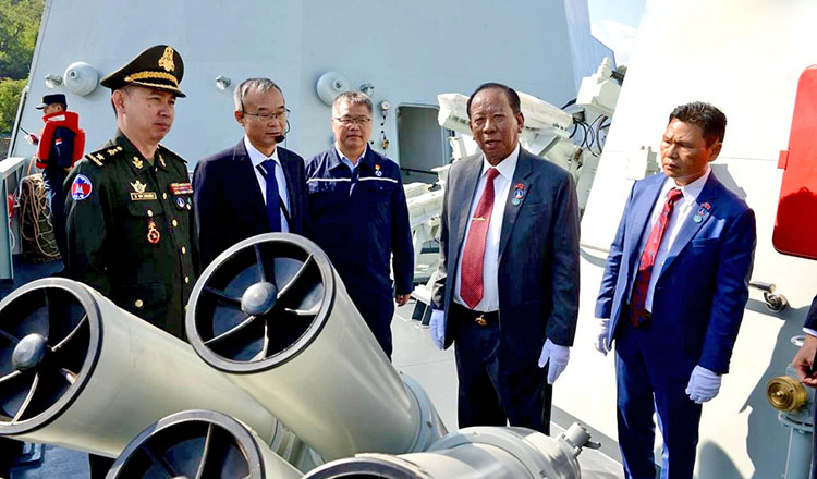 Trung Quốc sắp bàn giao tàu chiến mới cho Campuchia- Ảnh 1.