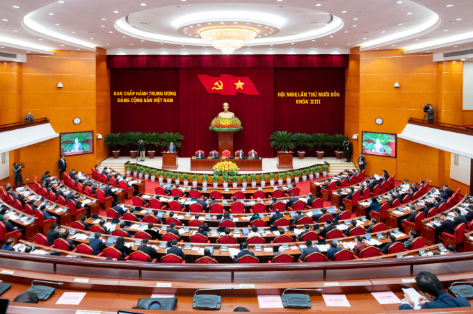 Hội nghị Trung ương 14 khóa 13, ngày 5/11/2025. Ảnh: Phạm Thắng