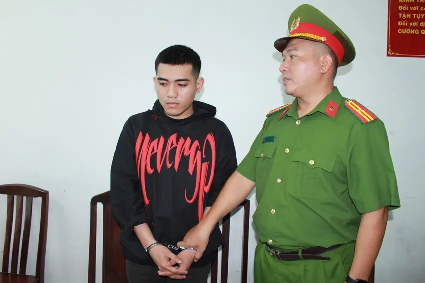 Bị can Hồ Ngọc Tuấn. Ảnh: CA Bị can Hồ Ngọc Tuấn. Ảnh: CA