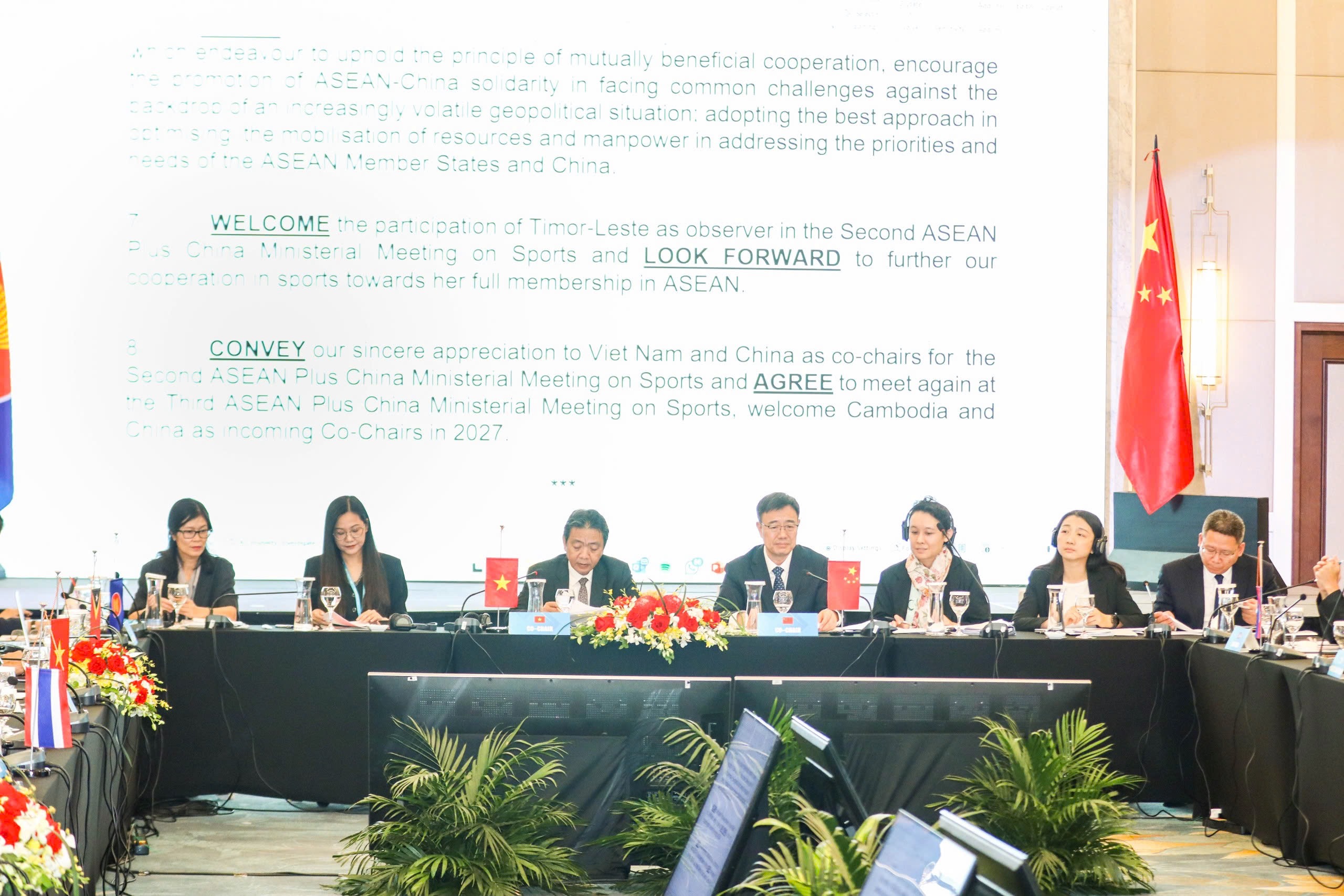 Tuyên bố chung ASEAN - Trung Quốc về thể thao: Vì sự hòa bình, thịnh vượng và nhân văn- Ảnh 1.