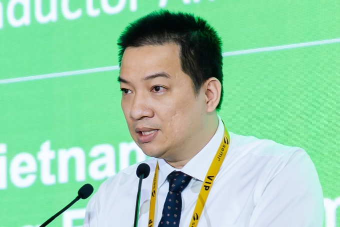 Viện trưởng Công nghệ số và Chuyển đổi số quốc gia Hồ Đức Thắng. Ảnh: Thủy Tiên