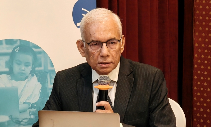 Ông Rai Pushpendra, cố vấn quốc tế của Tổ chức Sở hữu trí tuệ thế giới. Ảnh: Trọng Đạt