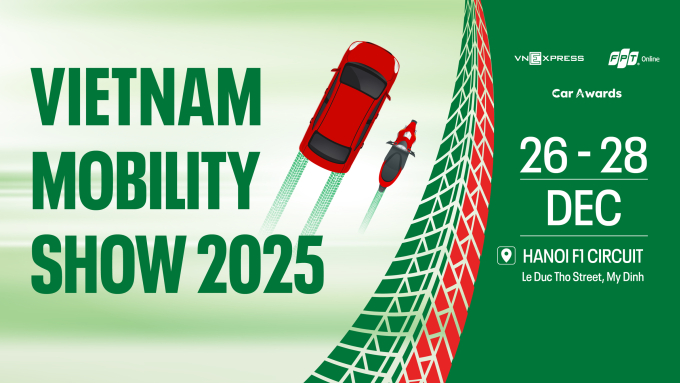 Banner Triển lãm Vietnam Mobility Show 2025.