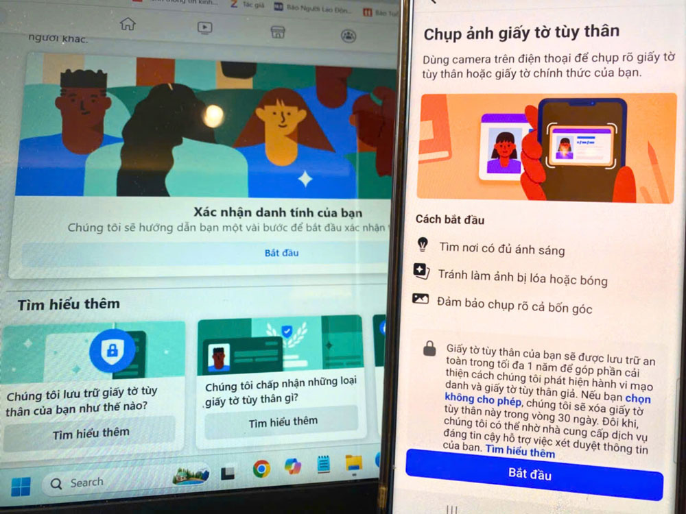 Xác thực tài khoản sẽ không cần căn cước- Ảnh 1.