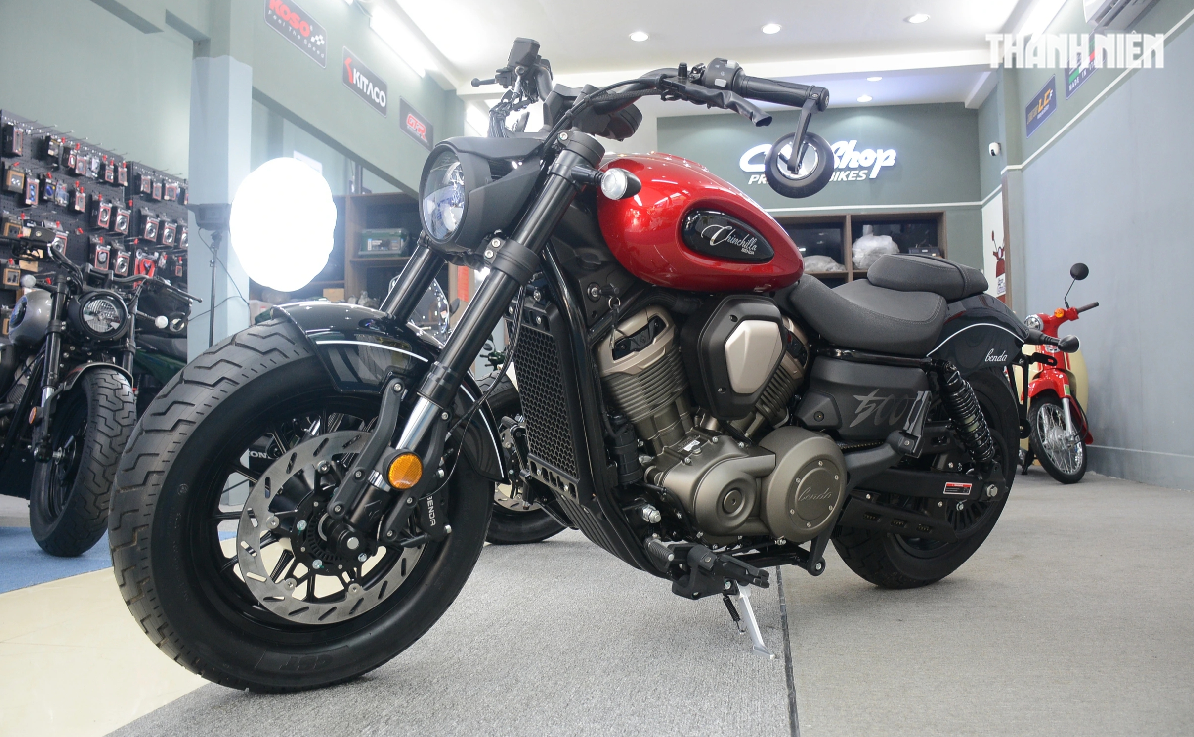 'Xế nổ' hầm hố Benda Chinchilla 500 đầu tiên về Việt Nam, cạnh tranh Honda Rebel 500 - Ảnh 1.