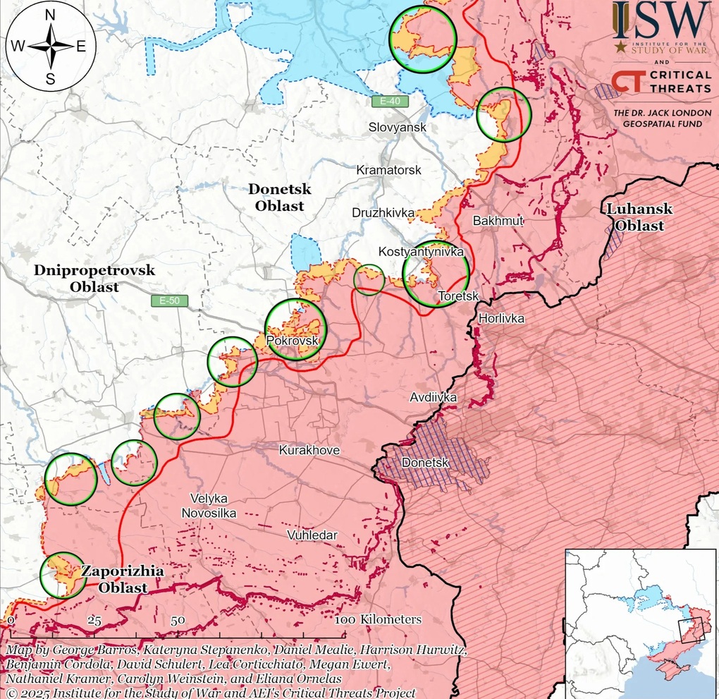 10 đơn vị Nga khép vòng vây Myrnohrad, mặt trận Donestk rực lửa - 2