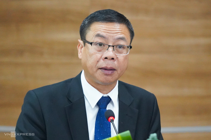 Thứ trưởng Khoa học và Công nghệ Lê Xuân Định trong buổi làm việc. Ảnh: Lưu Quý