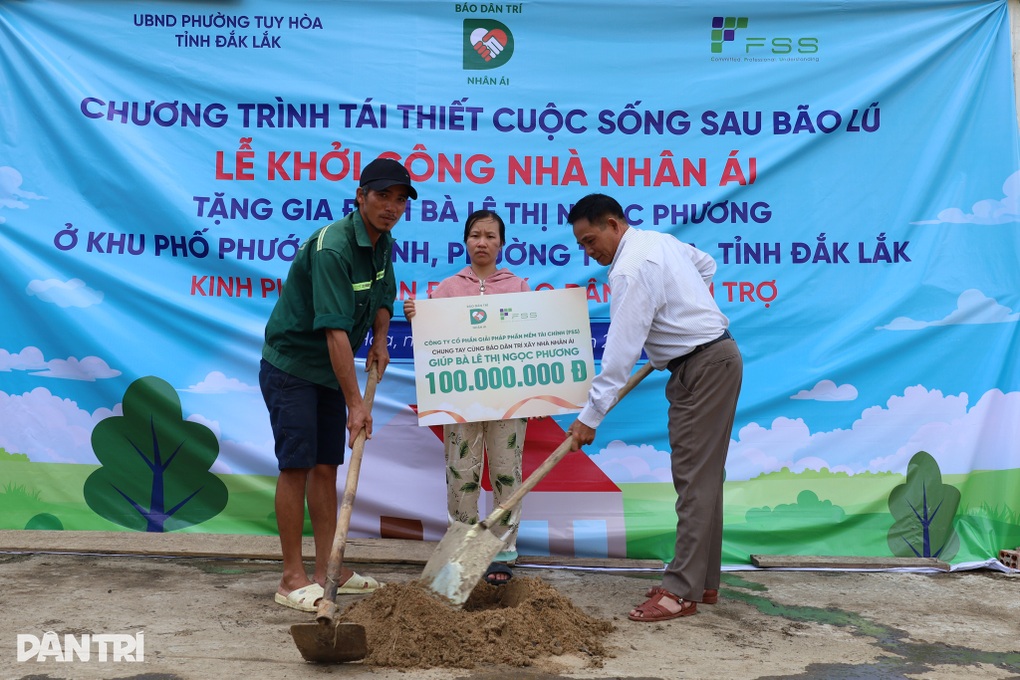 Khởi công nhà Nhân ái ở Đắk Lắk, giúp người dân tái thiết cuộc sống sau lũ - 3