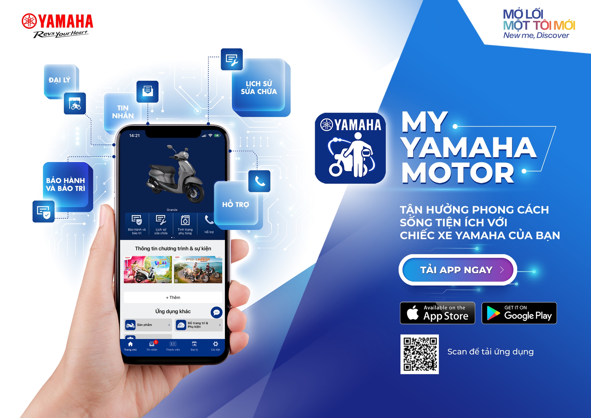 My Yamaha Motor App - Cập nhật xu hướng chăm sóc xe máy cùng Gen Z- Ảnh 3. My Yamaha Motor App - Cập nhật xu hướng chăm sóc xe máy cùng Gen Z- Ảnh 3.