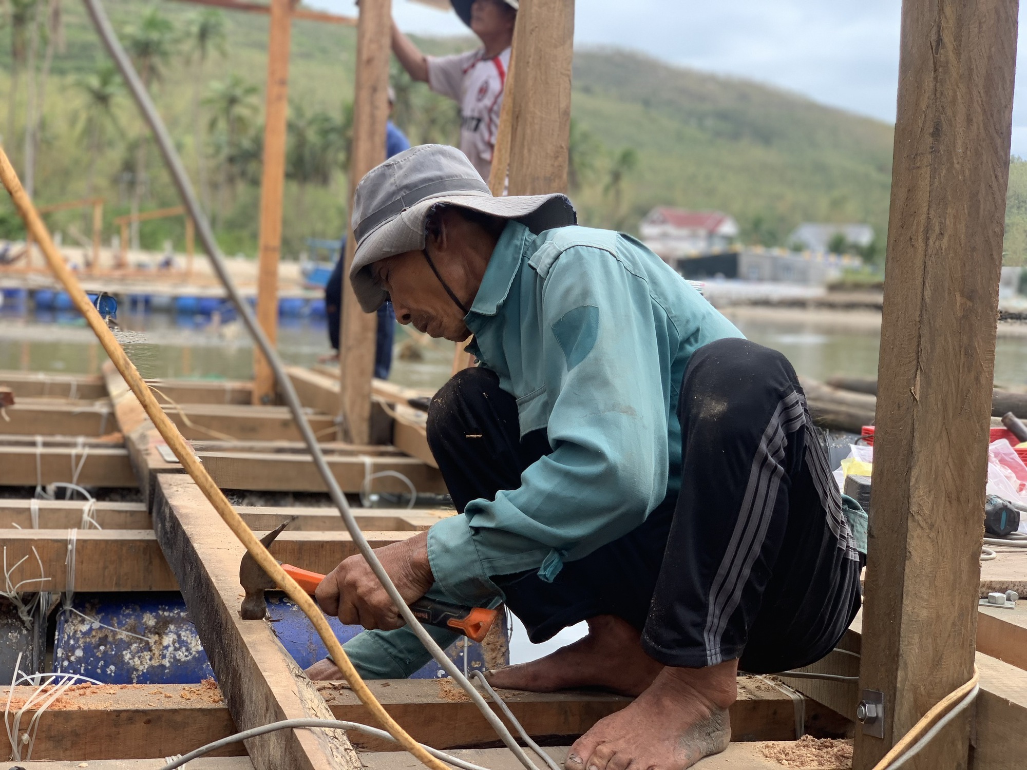 Thủ phủ tôm hùm nỗ lực hồi sinh sau lũ - Ảnh 3.