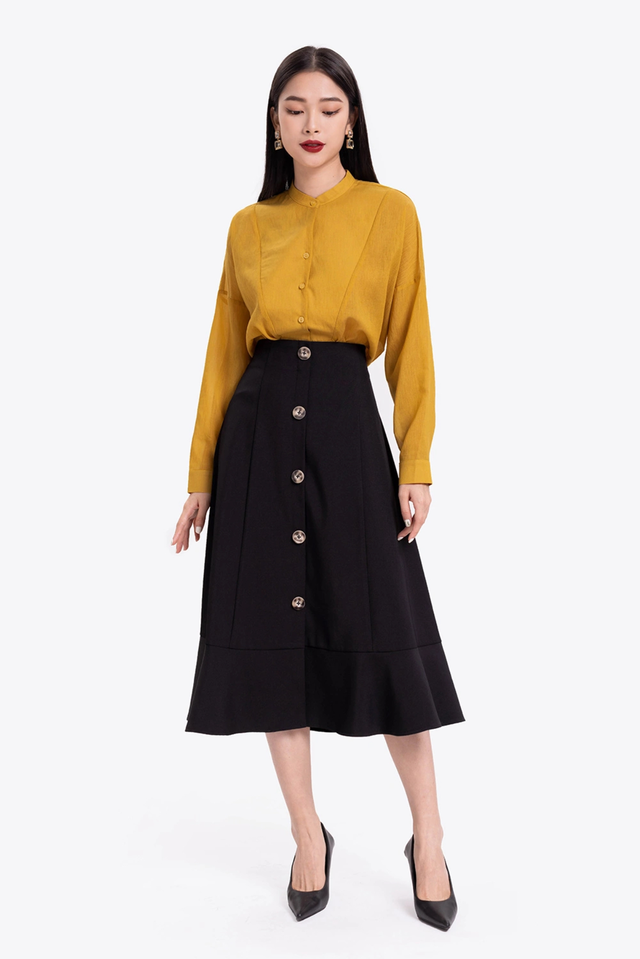 Diện áo cổ trụ để vừa thanh lịch, vừa khoe được thần thái sang chảnh- Ảnh 3. Diện áo cổ trụ để vừa thanh lịch, vừa khoe được thần thái sang chảnh- Ảnh 3.