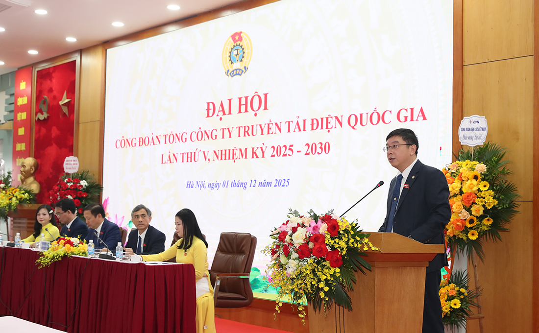 Đại hội Công đoàn EVNNPT lần thứ V nhiệm kỳ 2025 4 Đại hội Công đoàn EVNNPT lần thứ V nhiệm kỳ 2025 - 2030 thành công tốt đẹp - Ảnh 4.