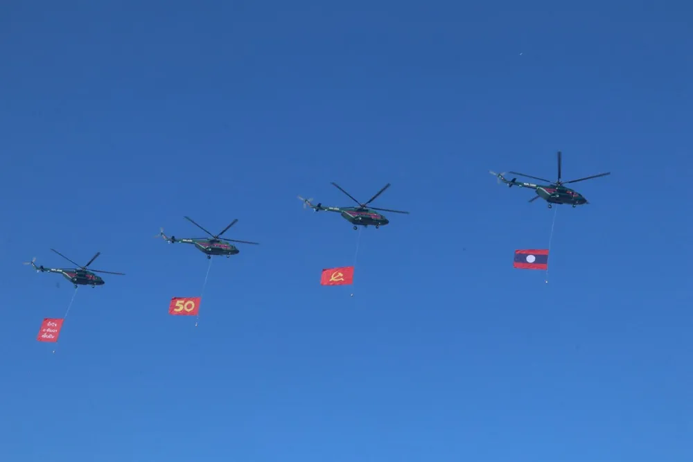 Lào long trọng kỷ niệm 50 năm Quốc khánh