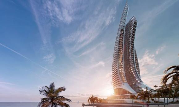 tòa tháp chọc trời cao 220m 2 tòa tháp chọc trời cao 220m