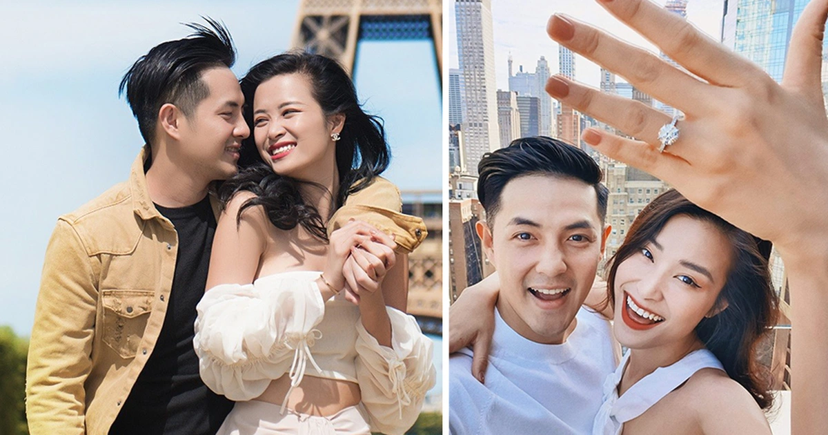 Đông Nhi khoe được bạn trai cầu hôn vào tháng 7/2019.