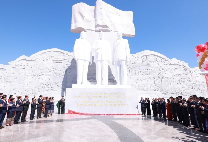 Công viên Hữu nghị Lào - Việt Nam có diện tích hơn 30.000 m2, nằm tại khu vực được quy hoạch là trung tâm đô thị lớn của thủ đô Vientiane. Ảnh: TTXVN