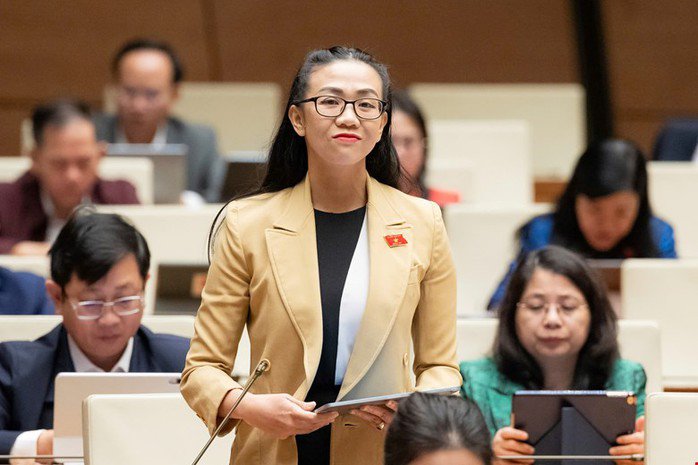 Đại biểu Quốc hội Trịnh Thị Tú Anh. Ảnh: Phạm Thắng