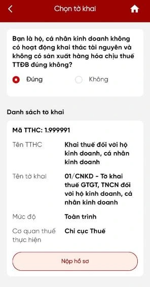 4 bước khai thuế trên eTax Mobile cho hộ kinh doanh cho thuê nhà- Ảnh 3. 4 bước khai thuế trên eTax Mobile cho hộ kinh doanh cho thuê nhà- Ảnh 3.