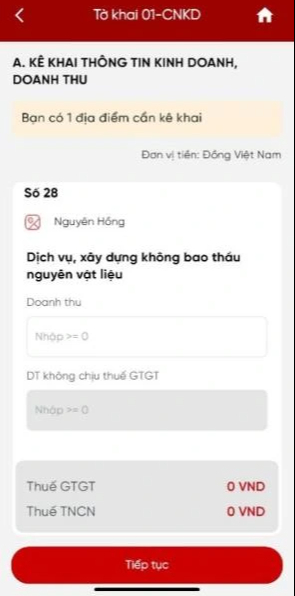 4 bước khai thuế trên eTax Mobile cho hộ kinh doanh cho thuê nhà- Ảnh 9. 4 bước khai thuế trên eTax Mobile cho hộ kinh doanh cho thuê nhà- Ảnh 9.