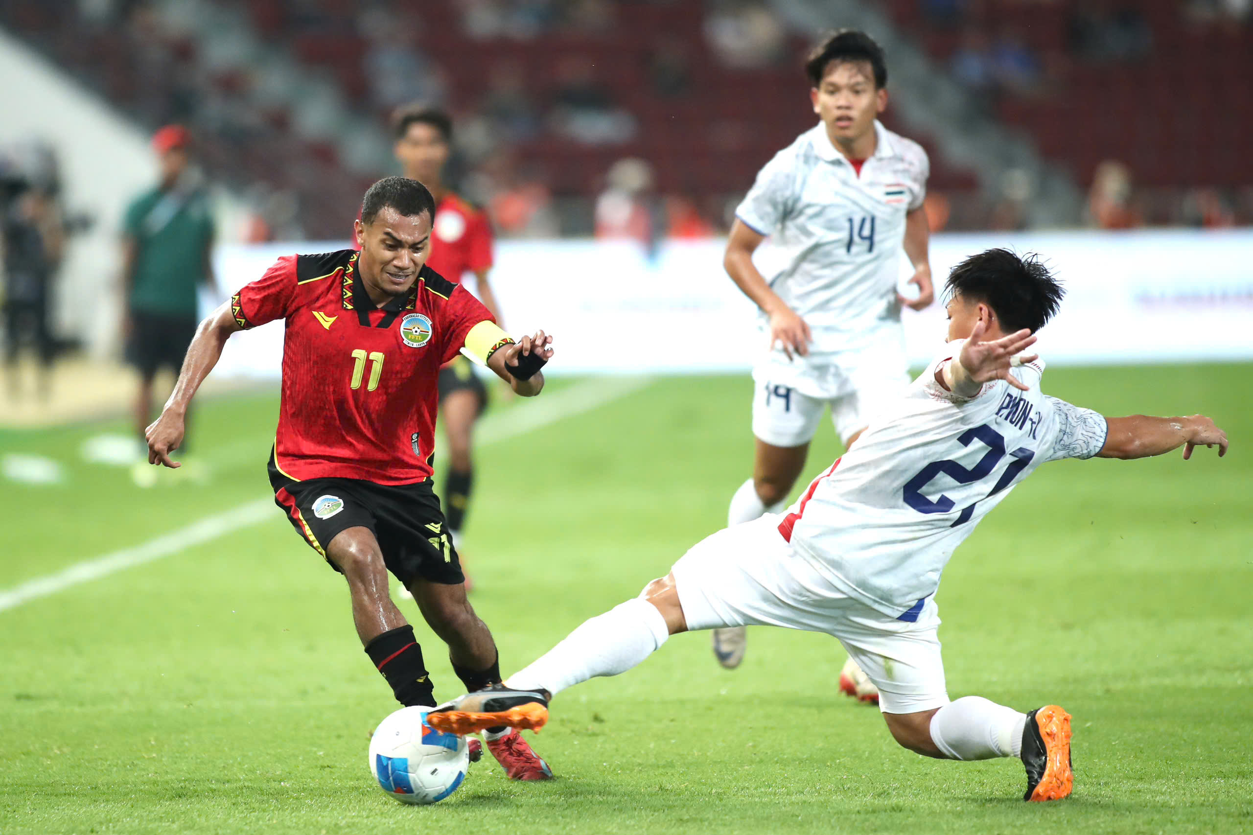 U.23 Thái Lan chơi 'cực cháy' ở hiệp 2, thắng đậm Đông Timor ngày ra quân: Đứng đầu bảng- Ảnh 2.