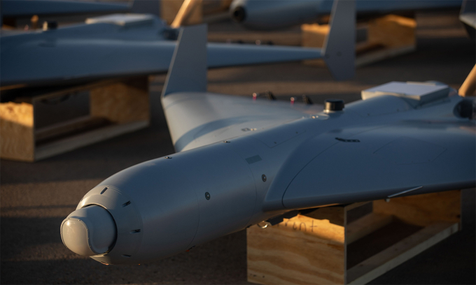 UAV LUCAS của Mỹ trong ảnh công bố ngày 3/12. Ảnh: CENTCOM