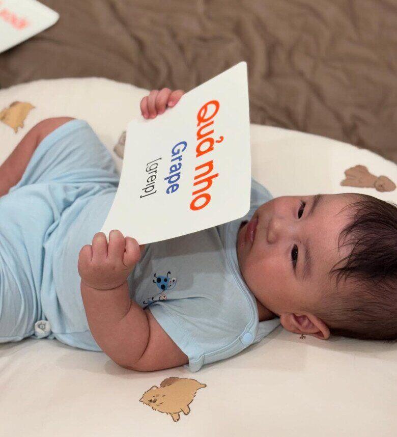 Bé Panda được cho “học bài” từ sớm.