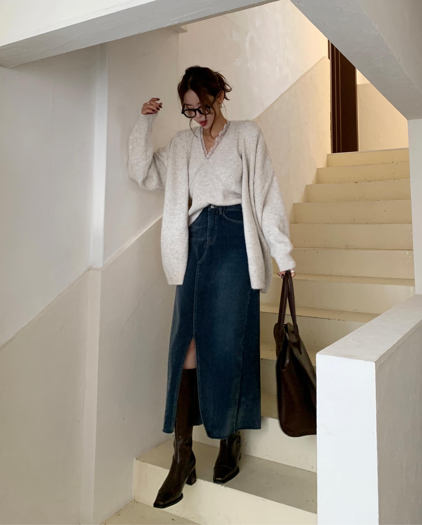 4 Công thức diện chân váy đẹp nhất mùa đông cho vẻ Ngòai sang trọng và tôn dáng - Ảnh 6.