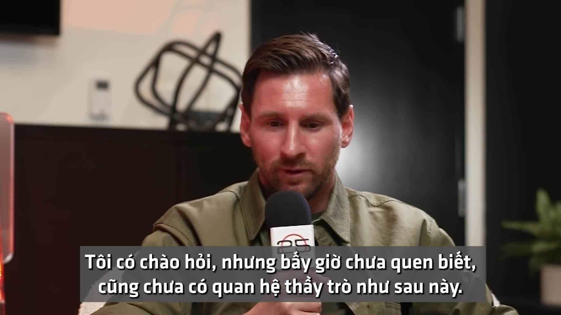 Messi trả lời phỏng vấn ESPN