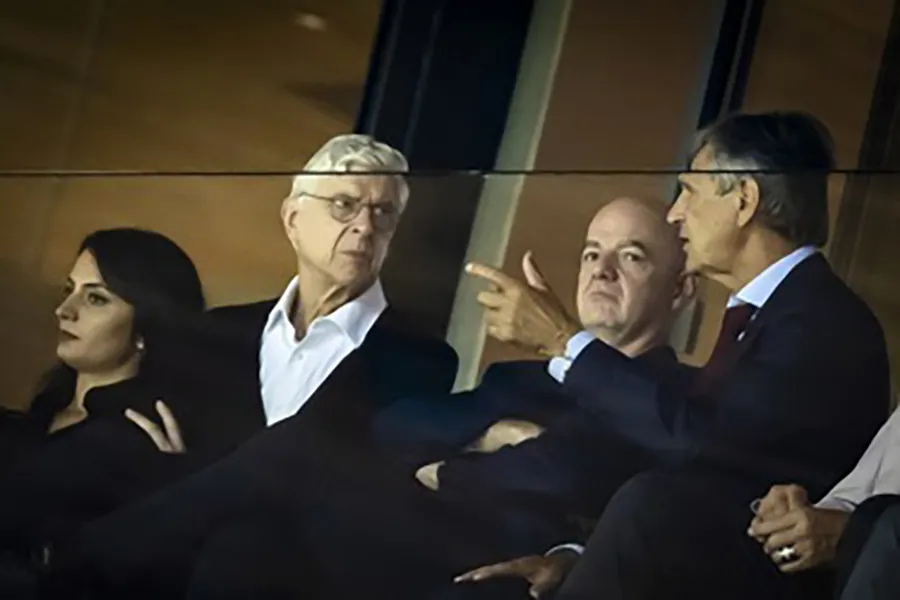 Wenger sẽ chủ trì hội nghị các HLV nhằm xác định một số vấn đề như thời gian, địa điểm thi đấu, cũng như số lượng cầu thủ mỗi đội tham dự World Cup 2026. ẢNH: EPA wenger-world-cup-2026.jpg