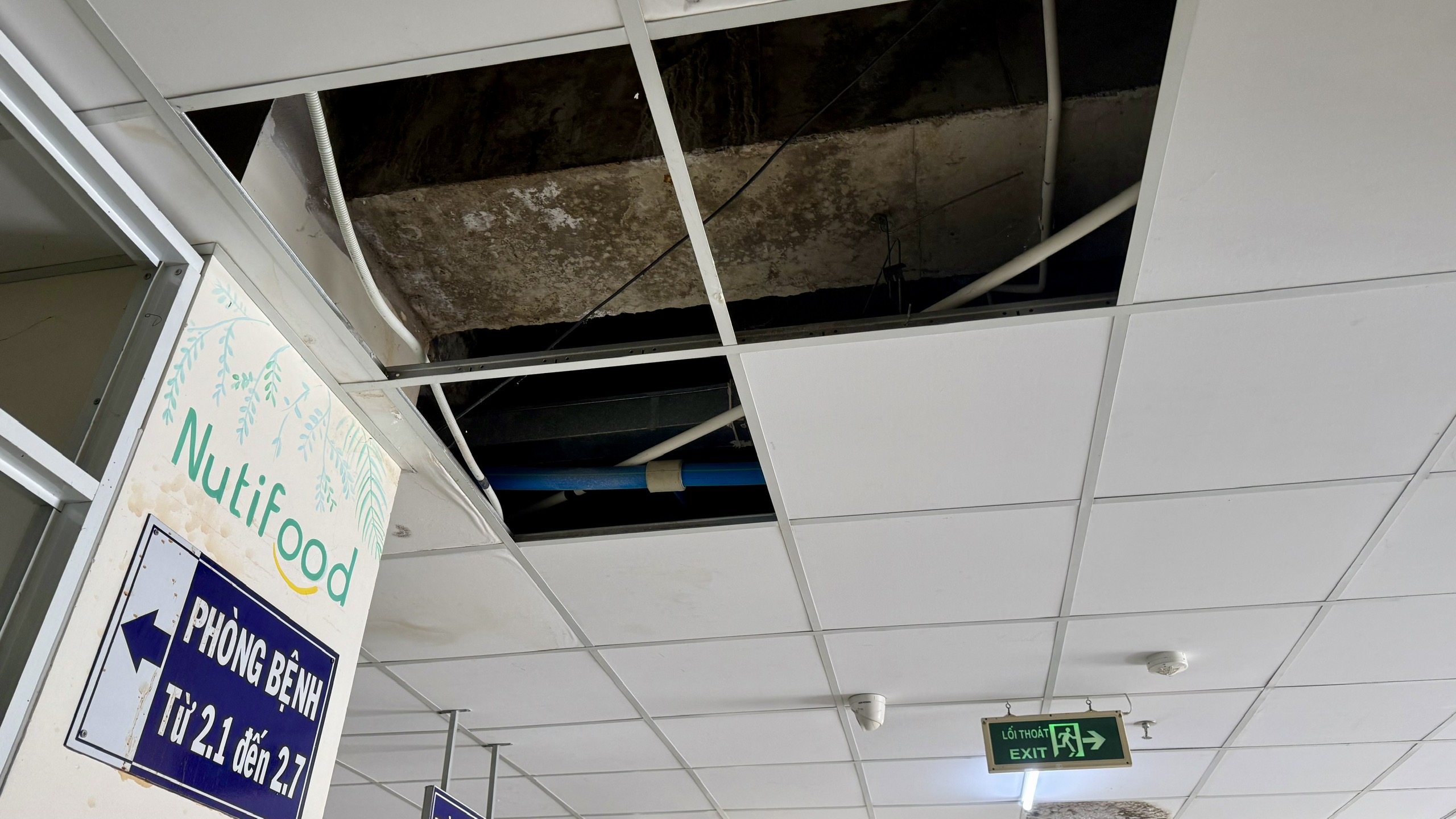 Xây dựng 150 tỉ đồng, khoa phụ sản chưa sử dụng đã hư hỏng 3 TP.HCM: Khoa phụ sản Bệnh viện đa khoa Bình Dương hư hỏng, dột nát nghiêm trọng - Ảnh 3.